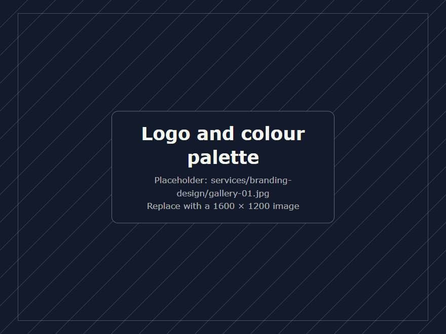 Logo and colour palette