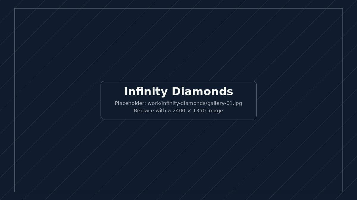 Infinity Diamonds: key screens